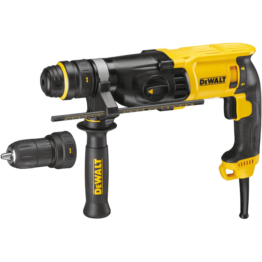 Ciocan rotopercutor Dewalt D25134K-QS,3 moduri de lucru, mandrina interschimbabila,diametrul maxim de gaurire 26 mm