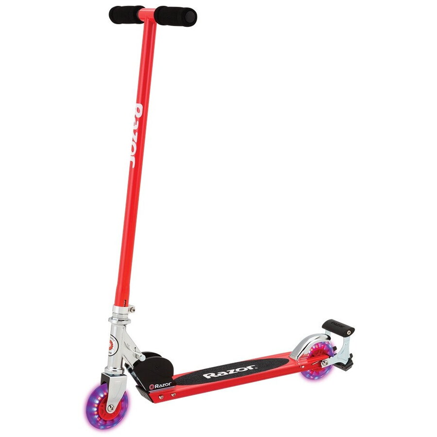 Trotineta Razor S Spark Sport, pliabila, platforma otel, frana roata spate, Rosu