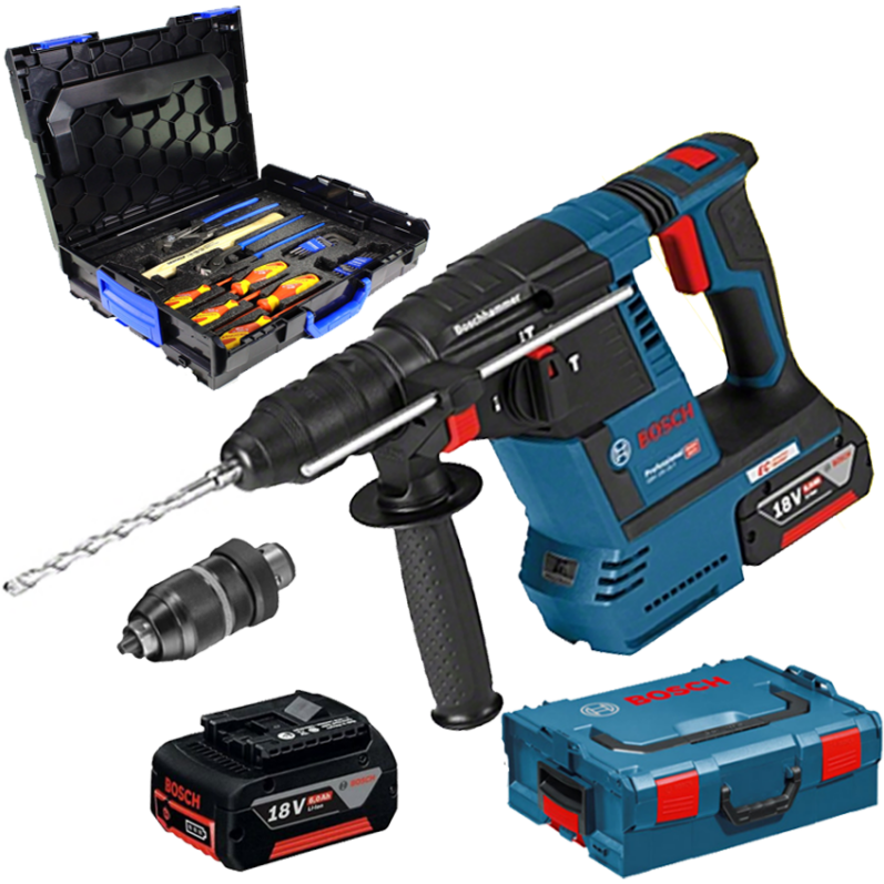 Ciocan rotopercutor cu acumulator Bosch Professional GBH 18V-26 SDS Plus Solo (doar aparatul)