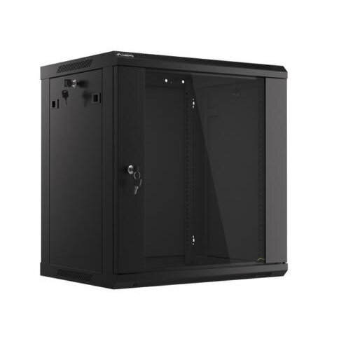 Rack Lanberg WF01-6412-10B, 12U, 600x450mm, Black