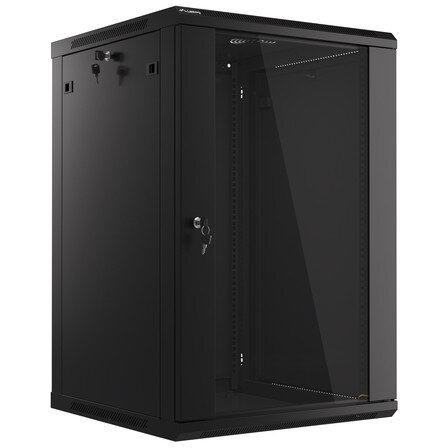 Cabinet metalic Lanberg WF01-6418-10B, 19inch, 18U, 600 x 450