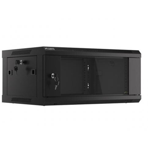 Lanberg wall-mounted rack 19'' demounted flat pack 4U/600x450mm black