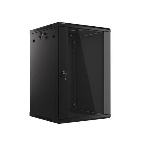 Rack Lanberg WF01-6618-10B, 18U, 600x600mm, Black