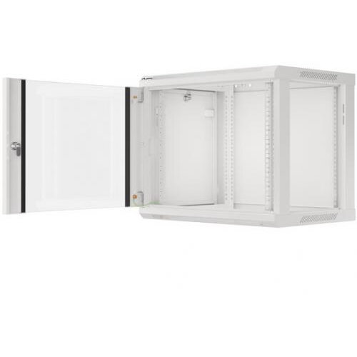 Rack Lanberg wall-mounted, 19inch, 9U, 600x450mm, Grey