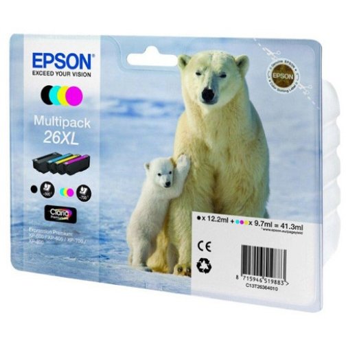 Set Epson T2636 XL CMYK Claria Multi Pack | XP-600/700/800