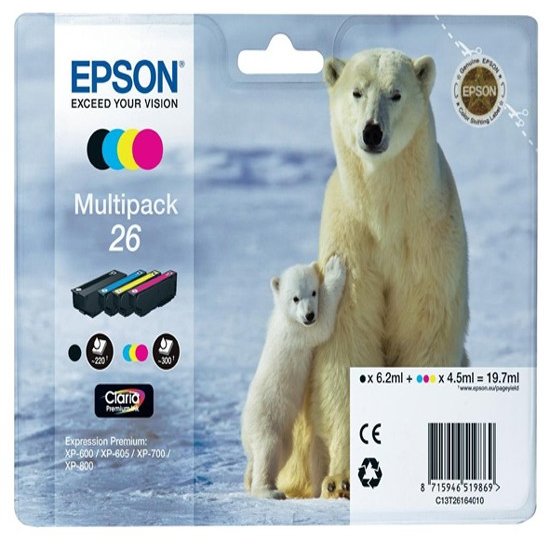 Set Epson T2616 CMYK Claria | XP-600/700/800