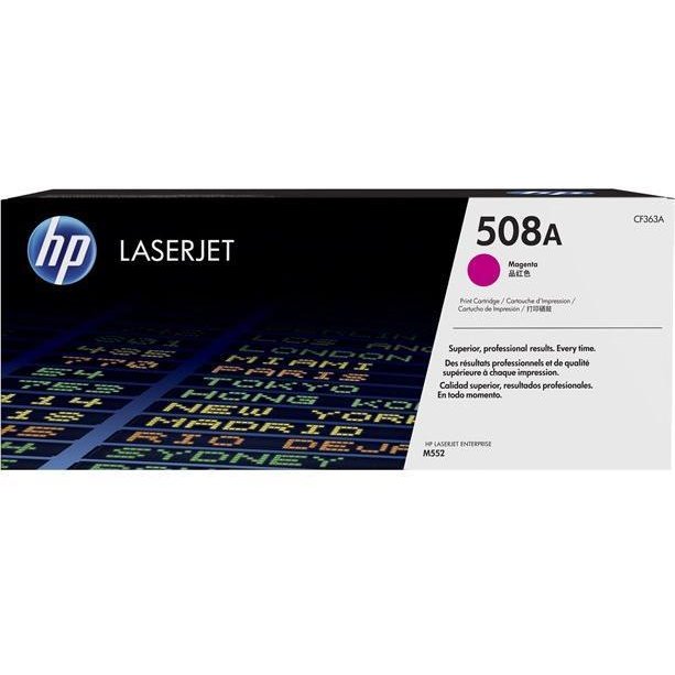 Toner HP 508A magenta | 5000 pag | LaserJet M552dn, M553dn,n,x, M577c,dn,f
