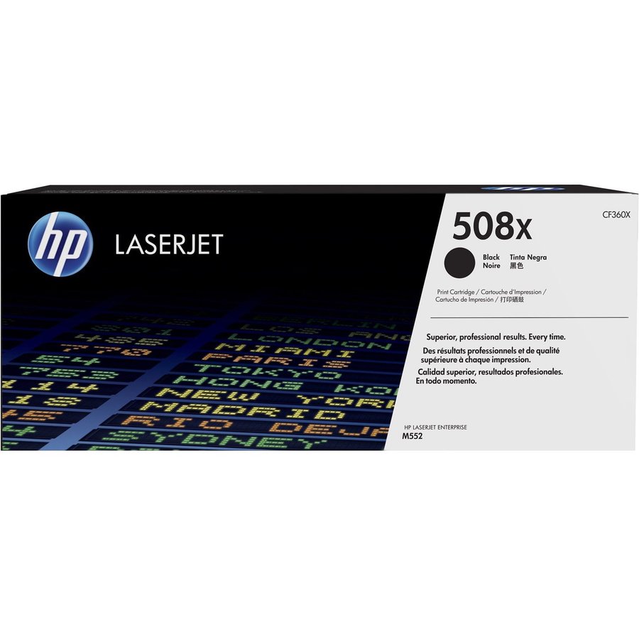 Toner HP 508X negru | 12500 pag | LaserJet M552dn, M553dn,n,x, M577c,dn,f