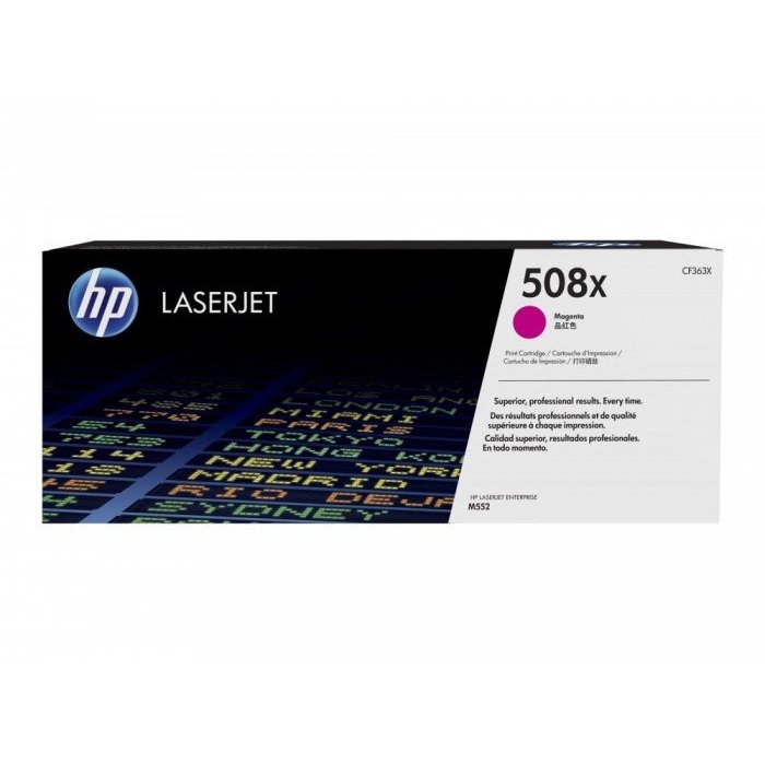 Toner HP 508X magenta | 9500 pag | LaserJet M552dn, M553dn,n,x, M577c,dn,f
