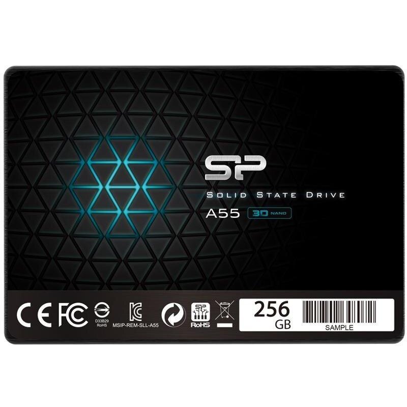 Ssd 256gb 2.5'' Silicon Power Ace A55 Sata3 R/W:550/450 Mb/S 3d Nand