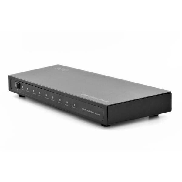 Splitter Hdmi 8-Port, 1920x1080p Fhd 3d, Hdcp1.2
