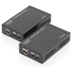 Extender Hdmi Hdbaset Up To 70m Cat.5e, 4096x2160p 4k Uhd 3d, Hdcp2.2, Ir