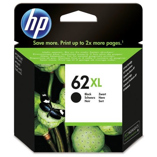 Ink HP 62XL black | 600 pg | HP ENVY 5540