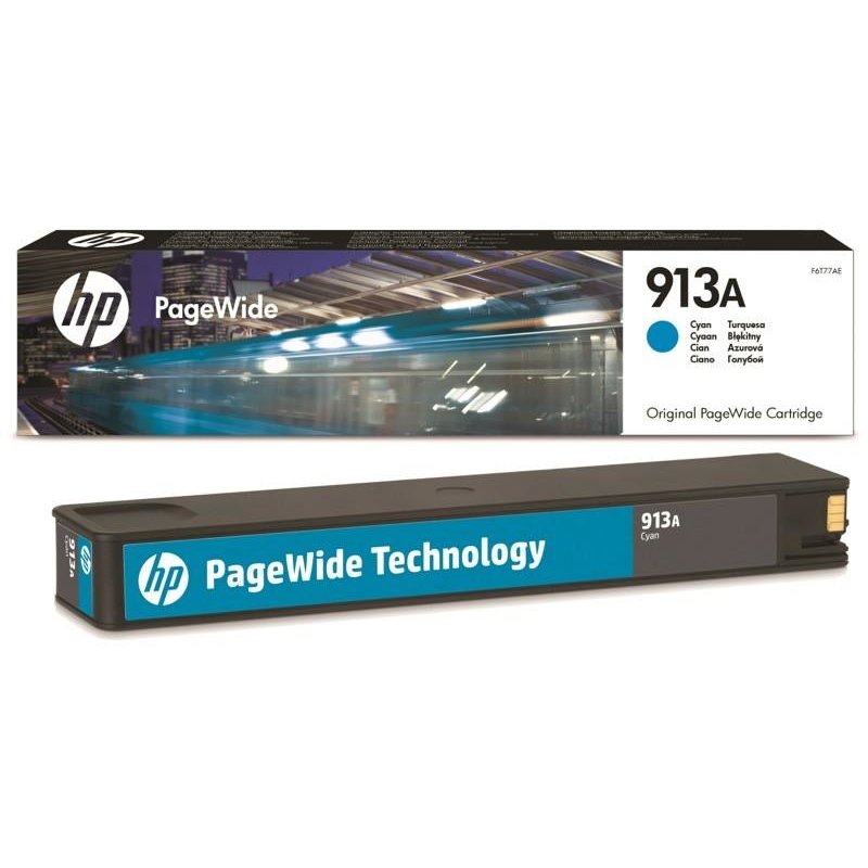 Ink HP 913A cyan | 3000 pg | HP PageWide 352 / 452 / 377 / 477