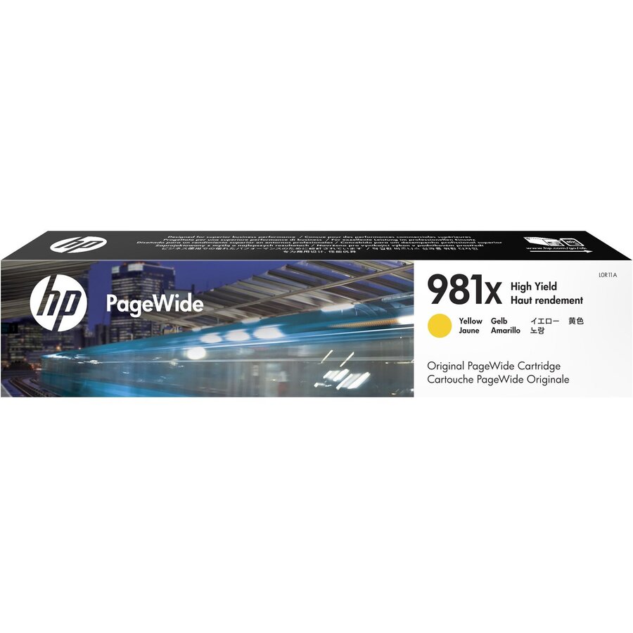 Ink HP 981X yellow | 10 000 pg | HP PageWide Enterprise 556/586