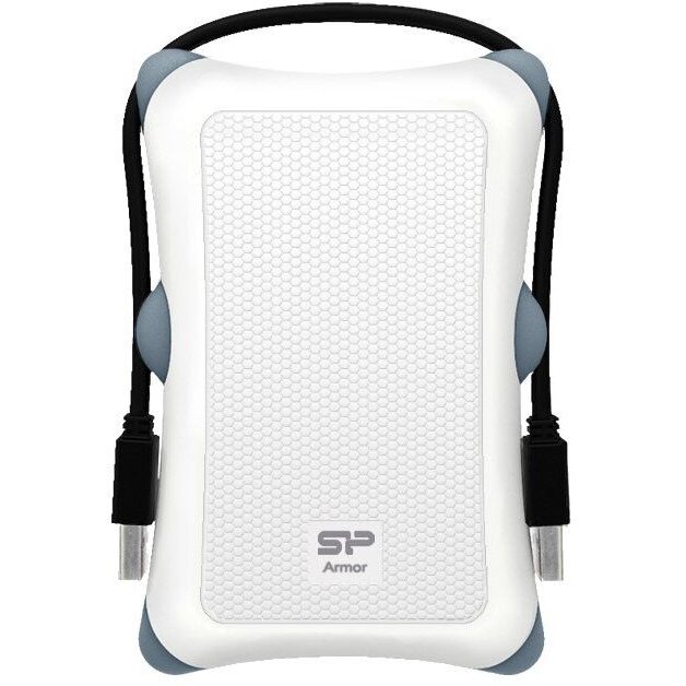 External HDD Silicon Power Armor A30 2.5'' 1TB USB 3.0, Anti-shock, White