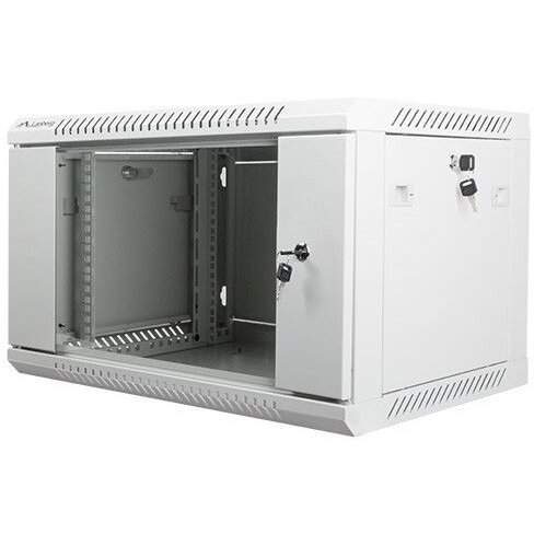 DIGITUS Wallmount cabinet 4U, 600x450mm, grey RAL 7035