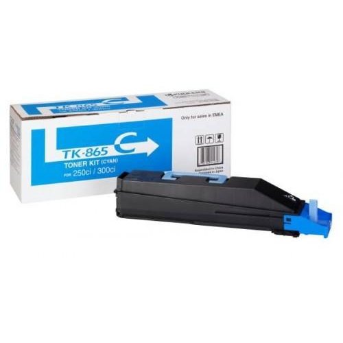 Toner Kyocera TK-865-C | 12000 pages | Cyan | TASKalfa 250ci 300ci