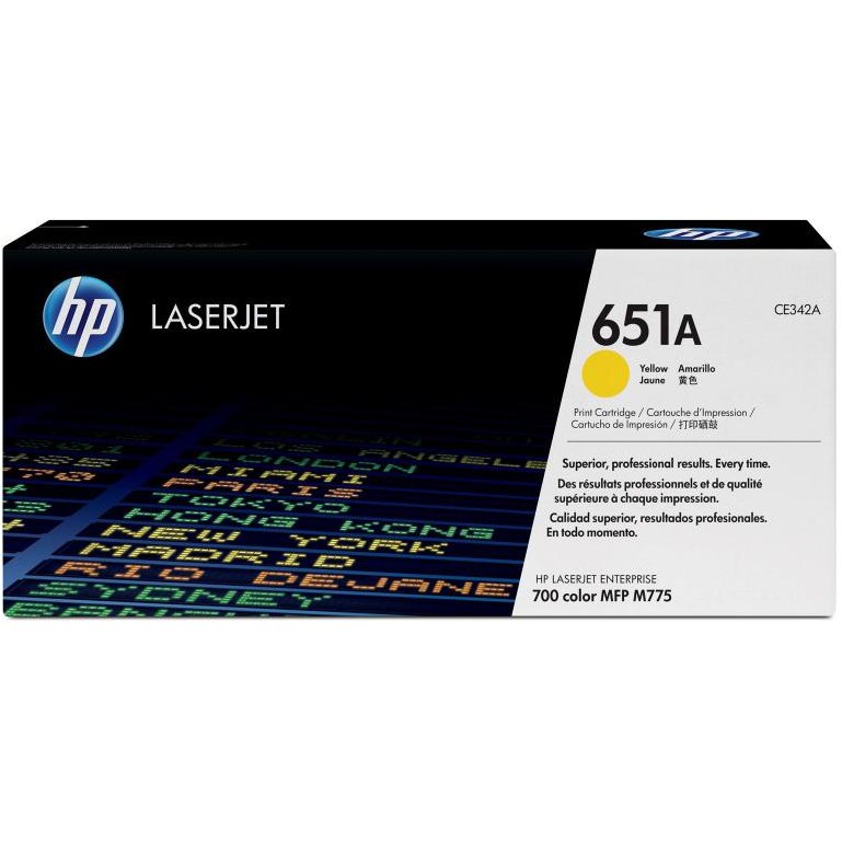 Toner HP 651A galben