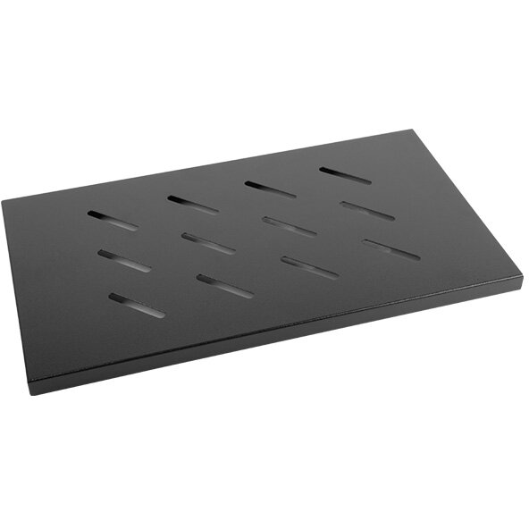 Lanberg fixed shelf 19'' 600mm, 1U/483x300mm, max load capacity up to 25kg black