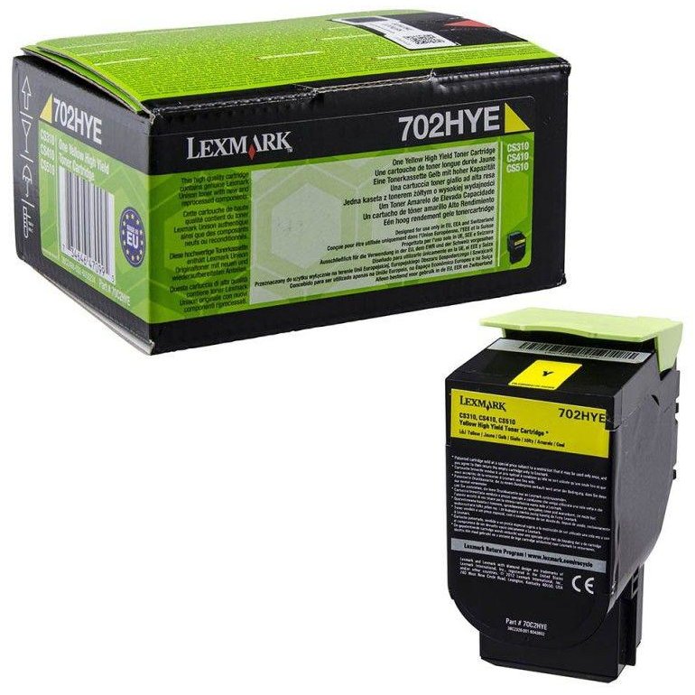 LEXMARK 70C2HYE TONER CARTRIDGE YELLOW
