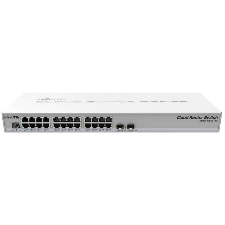 Switch MikroTik Gigabit CRS326-24G-2S+RM