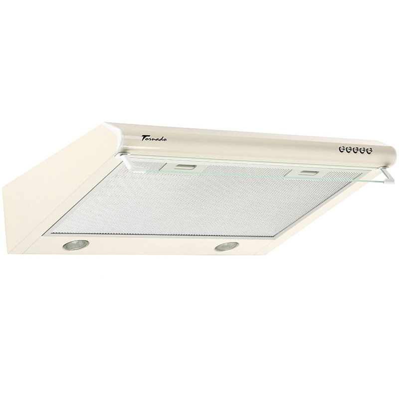 Hota traditionala Tornado Bona 20 (60) LED, 2 motoare, latime 60 cm, absorbtie 560 m3/ora, filtru anti-grasimi aluminiu 5 straturi, Bej