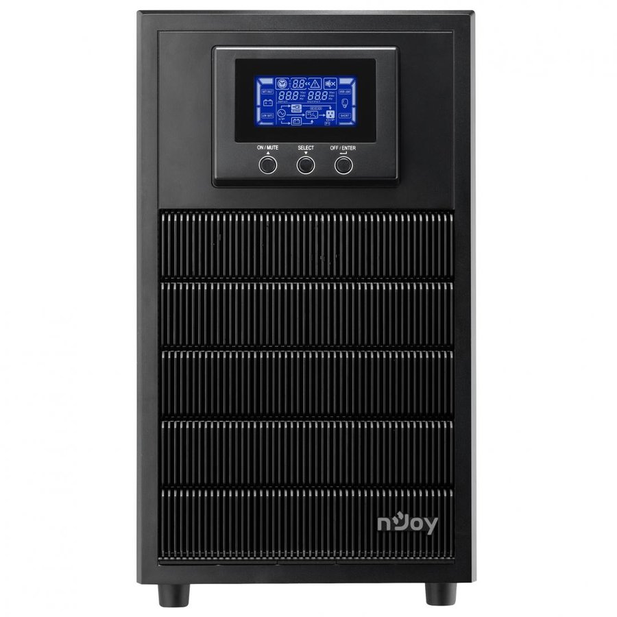 UPS nJoy Aten PRO 3000, 3000VA/2700W, On-line, LCD Display, 4 Prize Schuko