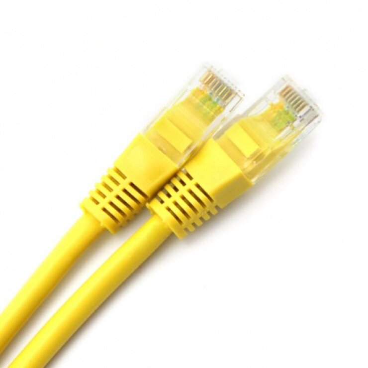 PATCH CORD  UTP SPACER Cat5e,  3m,  galben, SP-PT-CAT5-3M-Y