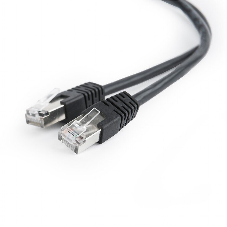 Cablu UTP SPACER Cat5e 10m Negru sp-pt-cat5-10m-bk