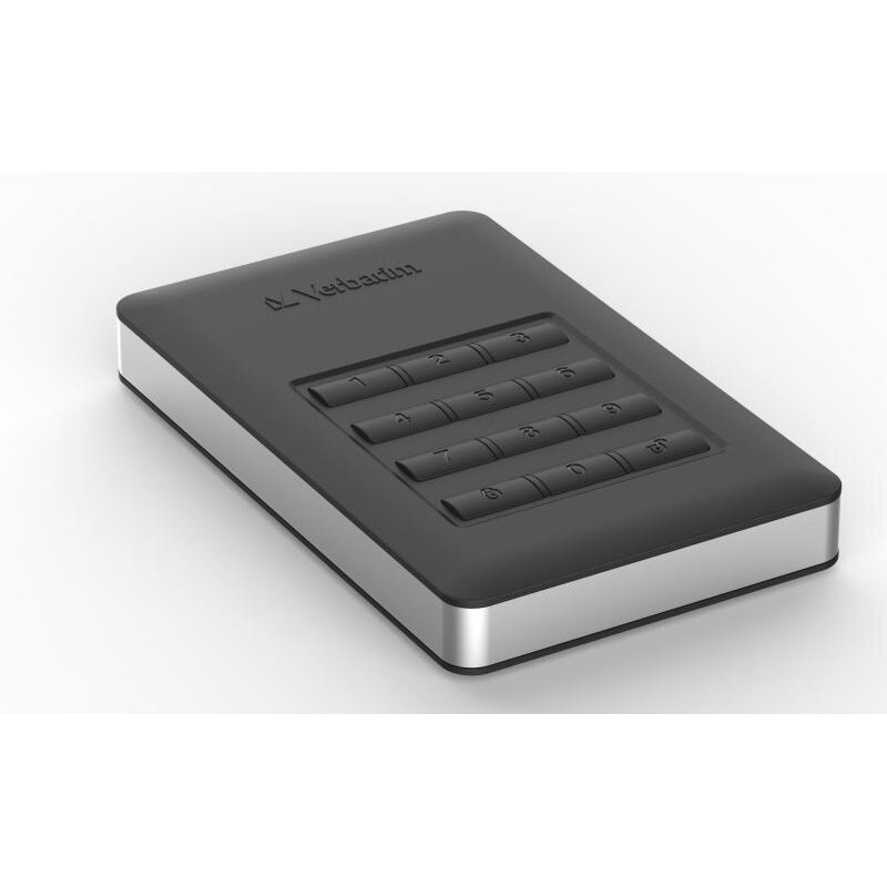 Ssd Verbatim 256gb Secure Portable, Negru
