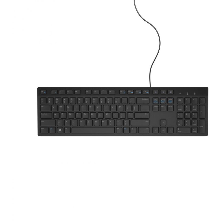 DL KEYBOARD KB216 WIRED BLACK RETAIL BOX