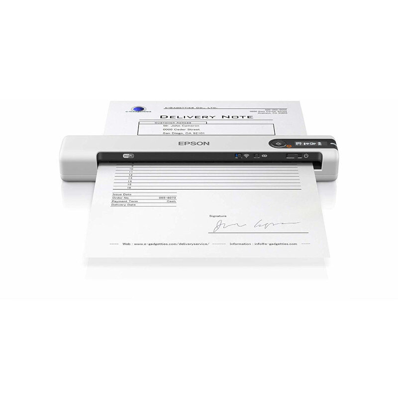 Scanner Epson WorkForce DS-80W, Format A4, USB 2.0, Wi-Fi