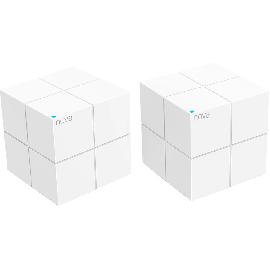 Sistem wireless mesh Tenda Nova MW6, MU-MIMO, Gigabit, kit cu 2 noduri wireless