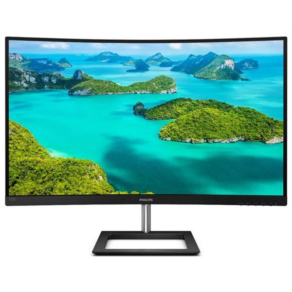 Monitor curbat LED VA Philips 32, Full HD, Display Port, Negru