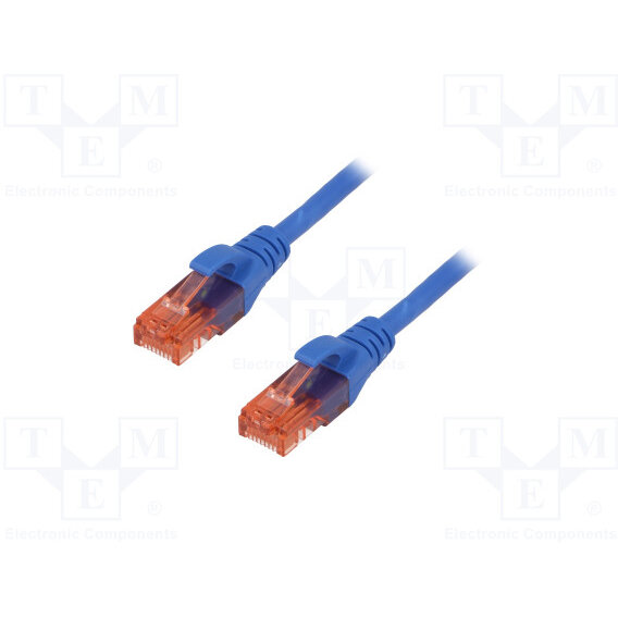 DIGITUS Premium CAT 6 UTP patch cable, Length 1,0m, Color grey