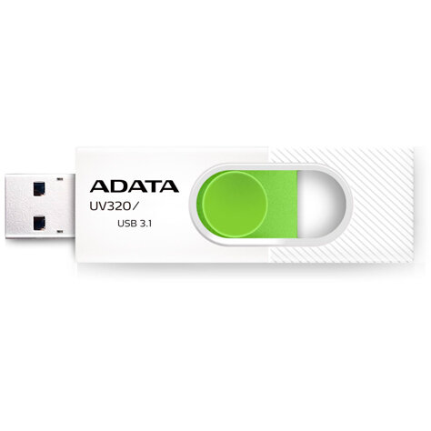 Adata Flash Drive UV320, 32 GB, USB 3.0, alb si verde