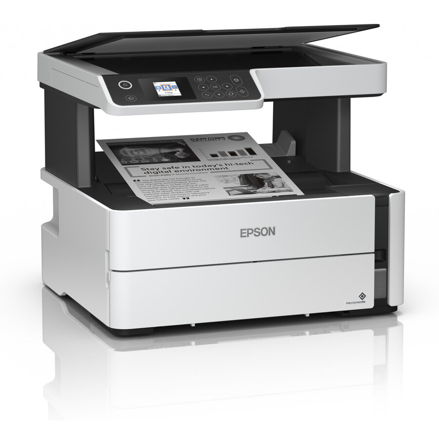 Imprimanta Multifunctionala inkjet mono Eco tank M2170, dimensiune A4 (Printare, Copiere, Scanare), viteza 39ppm alb-negru