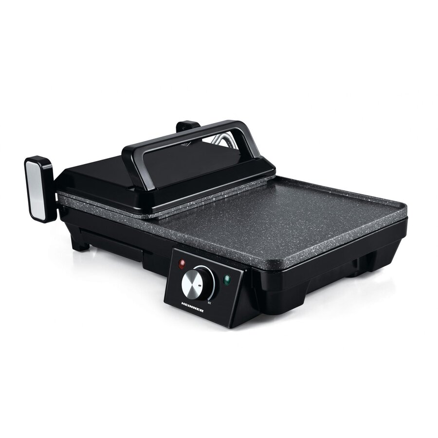 Grill electric cu 2 placi Heinner HEG-F20002P, 2000W