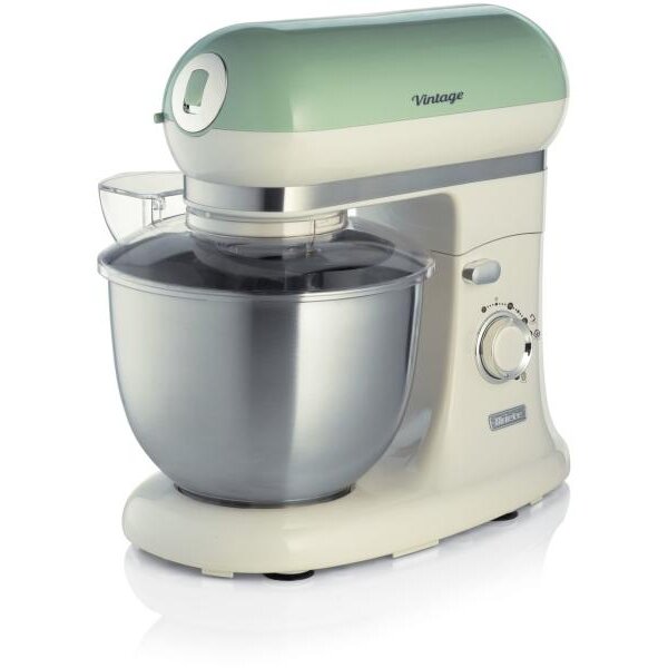 Mixer cu bol Ariete 1588.GR Vintage, verde pastel
