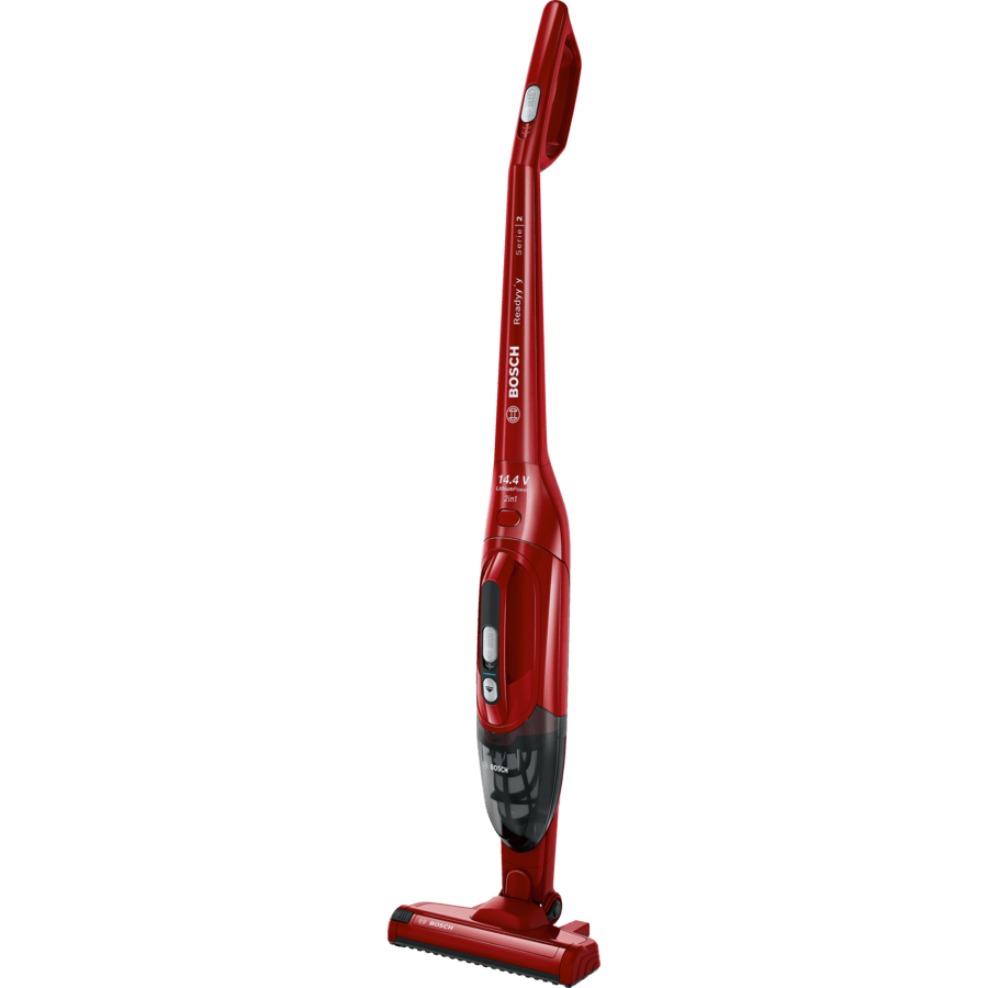 Aspirator fara sac Bosch BBHF214R 2in1 Serie2, rosu