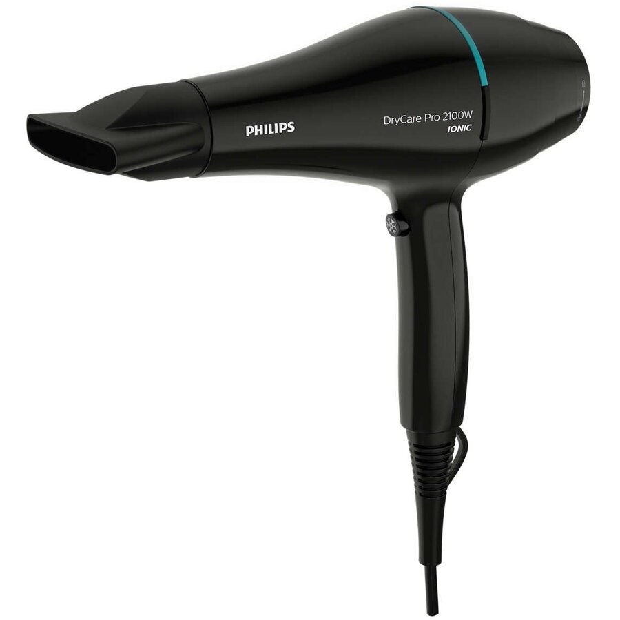 Uscator de par Philips DryCare BHD272/00, 2100 W, Ionizare, 6 Setari temperatura si viteza, ThermoBalance, Negru