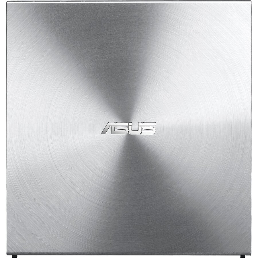 DVD-Writer extern Asus Ultra Thin SDRW-08U5S, suport M-disc, compatibil Mac OS, DVD-RW 8x, Argintiu