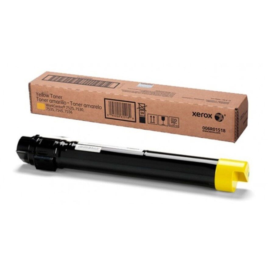 CARTUS TONER YELLOW 006R01518 15K SN ORIGINAL XEROX WC 7525