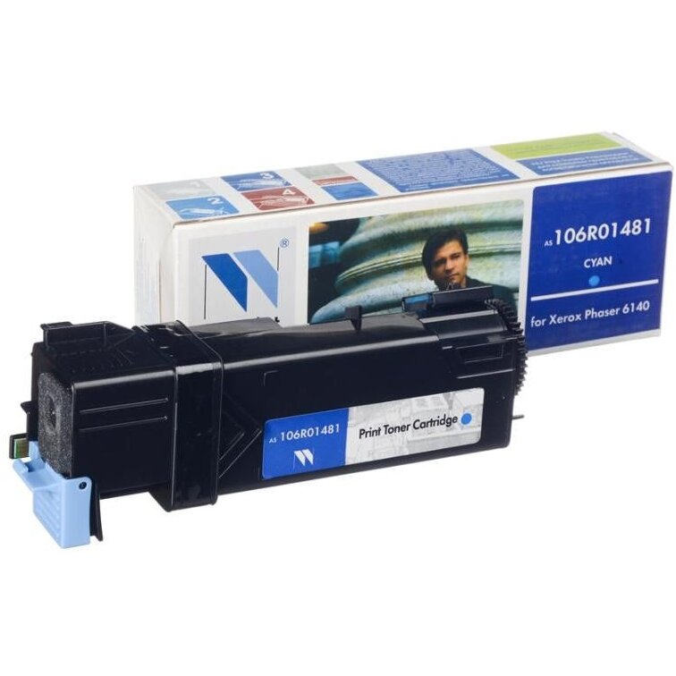 CARTUS TONER CYAN 106R01481 2K SN ORIGINAL XEROX PHASER 6140
