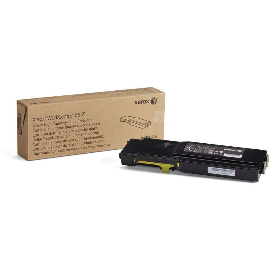 CARTUS TONER YELLOW 106R02754 7,5K SN ORIGINAL XEROX WORKCENTRE 6655X