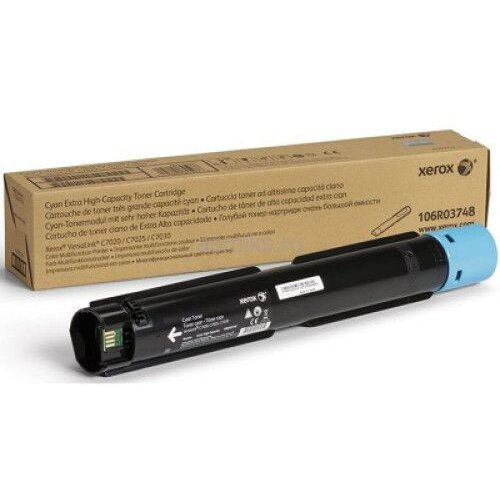 CARTUS TONER CYAN 106R03748 16,5K SN ORIGINAL XEROX VERSALINK C7020