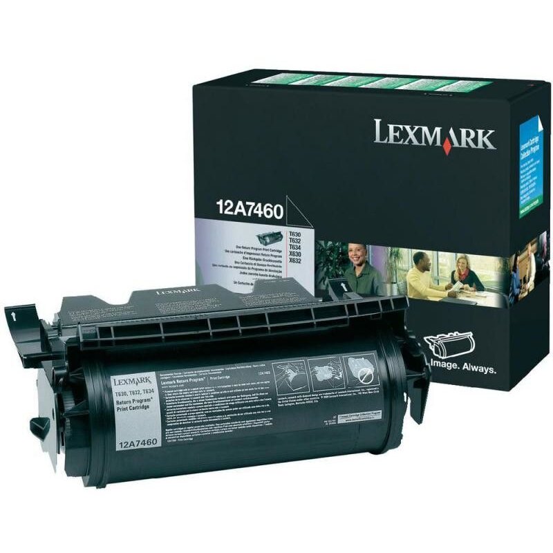 CARTUS TONER RETURN 12A7460 5K ORIGINAL LEXMARK OPTRA T630