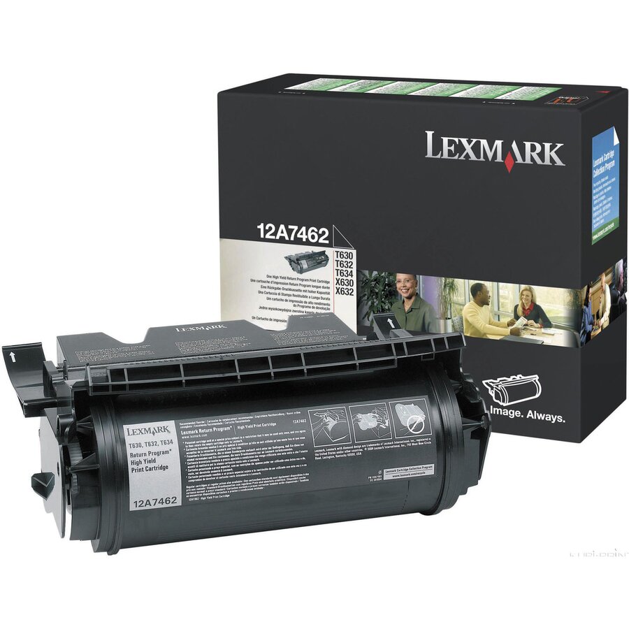 CARTUS TONER RETURN 12A7462 21K ORIGINAL LEXMARK OPTRA T630