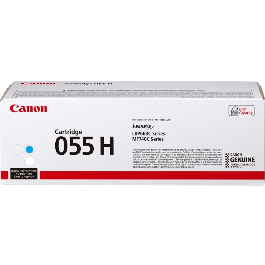 CARTUS TONER CYAN CRG055HC 5.9K ORIGINAL CANON MF746CX
